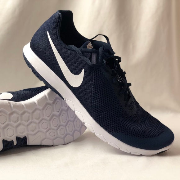 Nike Flex Experience RN 6 Mens Obsidian/White-Dark - Picture 1 of 8